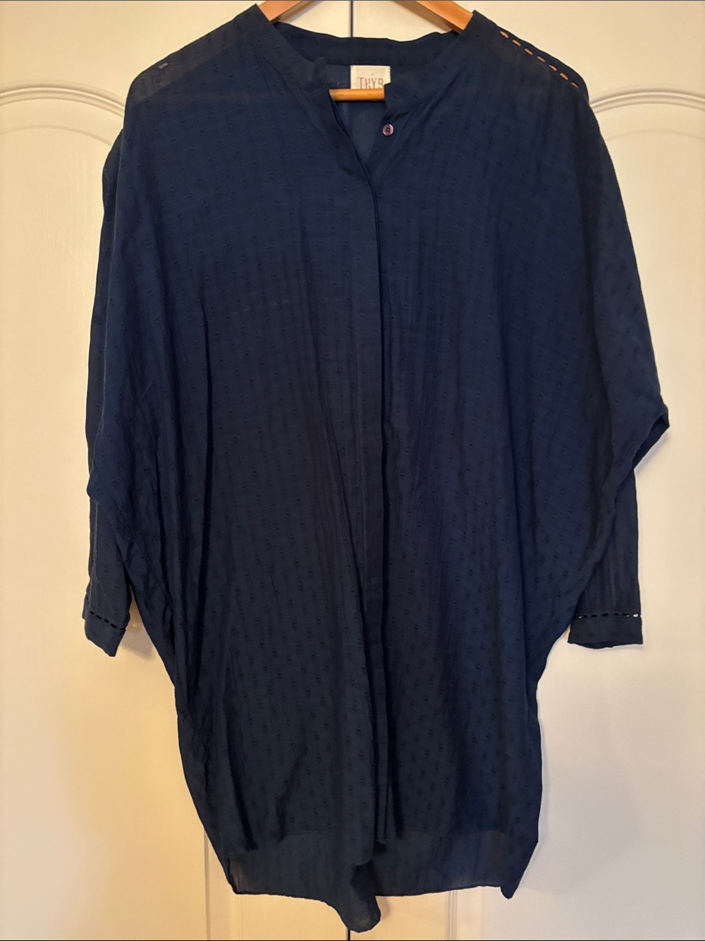 TRYB navy blue top